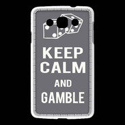 Coque LG L60 Keep Calm Gamble Gris