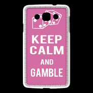 Coque LG L60 Keep Calm Gamble Rose