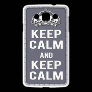 Coque LG L60 Keep Calm Gris