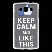 Coque LG L60 Keep Calm Like This Gris