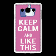 Coque LG L60 Keep Calm Like This Rose