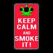 Coque LG L60 Keep Calm Smoke Rouge