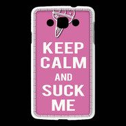 Coque LG L60 Keep Calm Suck me Rose