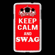Coque LG L60 Keep Calm Swag Rouge
