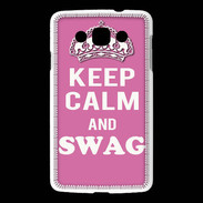 Coque LG L60 Keep Calm Swag Rose