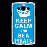 Coque LG L60 Keep Calm Be a Pirate Cyan