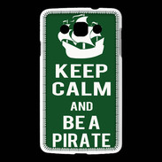 Coque LG L60 Keep Calm Be a Pirate Vert