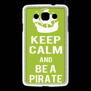 Coque LG L60 Keep Calm Be a Pirate Vert pomme