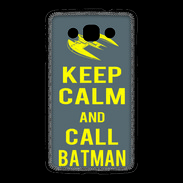Coque LG L60 Keep Calm Call Batman Gris