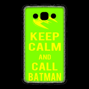 Coque LG L60 Keep Calm Call Batman Vert pomme