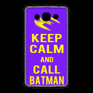 Coque LG L60 Keep Calm Call Batman Violet