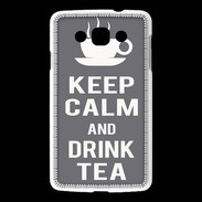 Coque LG L60 Keep Calm Drink Tea Gris