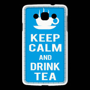 Coque LG L60 Keep Calm Drink Tea Cyan