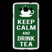Coque LG L60 Keep Calm Drink Tea Vert