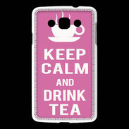 Coque LG L60 Keep Calm Drink Tea Rose