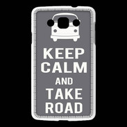 Coque LG L60 Keep Calm Take Road Gris