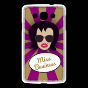 Coque LG L60 Miss business Brune