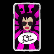 Coque LG L60 Miss Fashion Brune