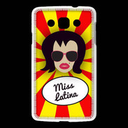 Coque LG L60 Miss Latina Brune