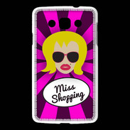Coque LG L60 Miss Shopping Blonde