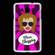 Coque LG L60 Miss Shopping Rousse