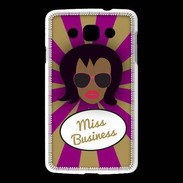 Coque LG L60 Miss business Black