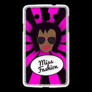 Coque LG L60 Miss Fashion Black