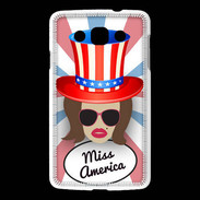 Coque LG L60 Miss USA Chatain