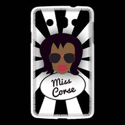 Coque LG L60 Miss Corse Black