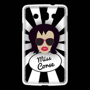 Coque LG L60 Miss Corse Brune
