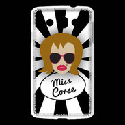 Coque LG L60 Miss Corse Rousse