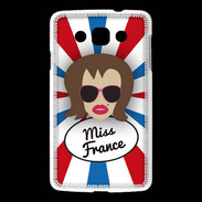 Coque LG L60 Miss France Chatain