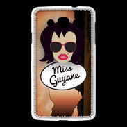 Coque LG L60 Miss Guyane Brune