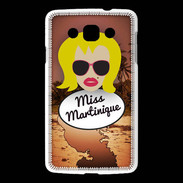 Coque LG L60 Miss Martinique Blonde
