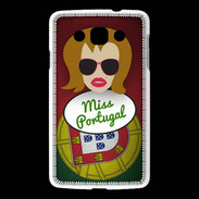 Coque LG L60 Miss Portugal Rousse