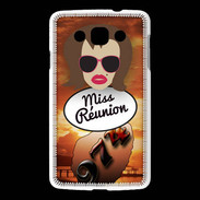 Coque LG L60 Miss Réunion Chatain