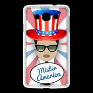 Coque LG L60 Mister América Brun