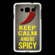 Coque LG L60 Keep Calm and Be Spicy Gris