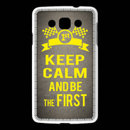 Coque LG L60 Keep Calm and Be the First Gris