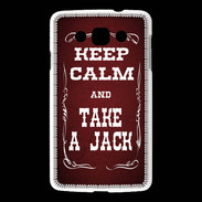 Coque LG L60 Keep Calm and Take Jack Rouge