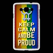 Coque LG L60 Keep Calm and Be proud Women Gay