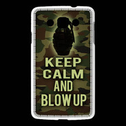 Coque LG L60 Keep Calm and Grenade Camouflage