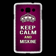 Coque LG L60 Keep Calm and Miskine Rose
