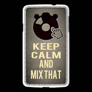 Coque LG L60 Keep calm and Mix That Gris