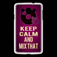 Coque LG L60 Keep Calm and Mix That Rose