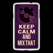 Coque LG L60 Keep Calm and Mix That Violet
