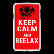 Coque LG L60 Keep Calm and Reelax Rouge