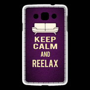 Coque LG L60 Keep Calm and Reelax Violet