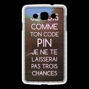 Coque LG L60 Code pin rose ZG