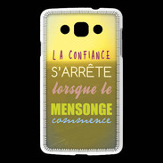 Coque LG L60 Confiance et mensonge ZG
